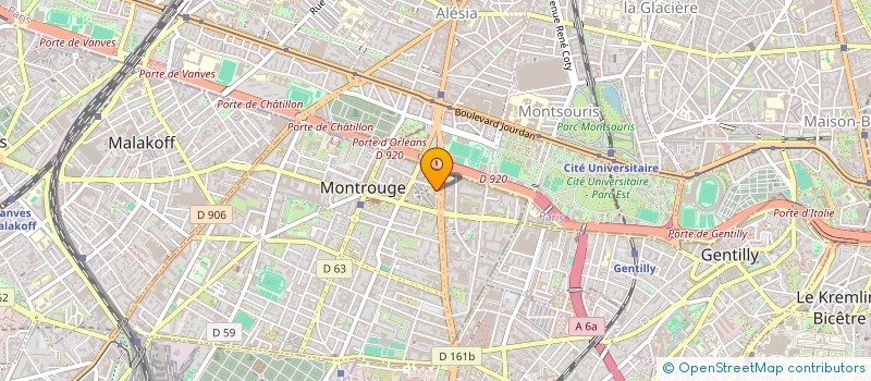 localisation de l'entreprise MONSIEUR ARNAUD IBALOT à MONTROUGE