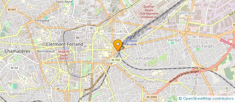 localisation de l'entreprise MONSIEUR ARNAUD IGONENC  CLERMONT-FERRAND
