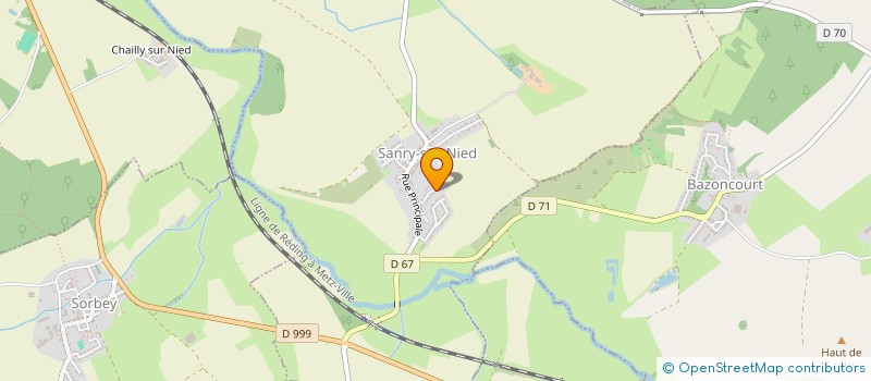 localisation de l'entreprise MONSIEUR ARNAUD ISLER  SANRY-SUR-NIED