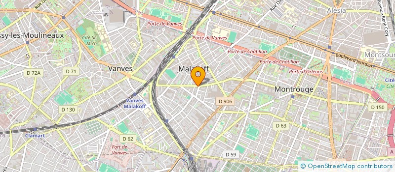 localisation de l'entreprise MONSIEUR ARNAUD JABENEAU à MALAKOFF