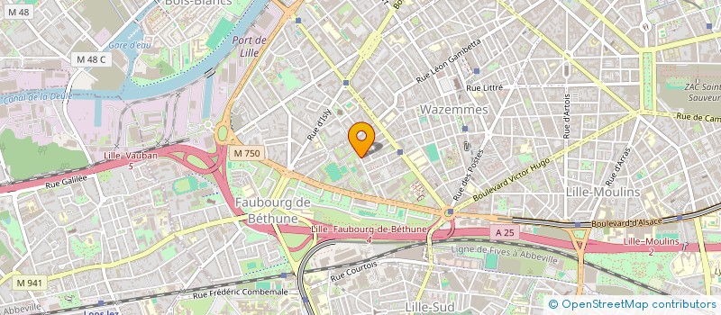 localisation de l'entreprise MONSIEUR ARNAUD JACQUEMIN à LILLE