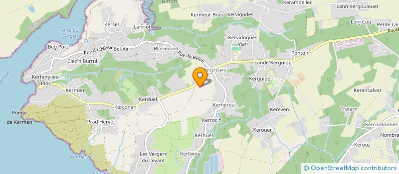 localisation de l'entreprise MONSIEUR ARNAUD JAFFRE  MOELAN-SUR-MER