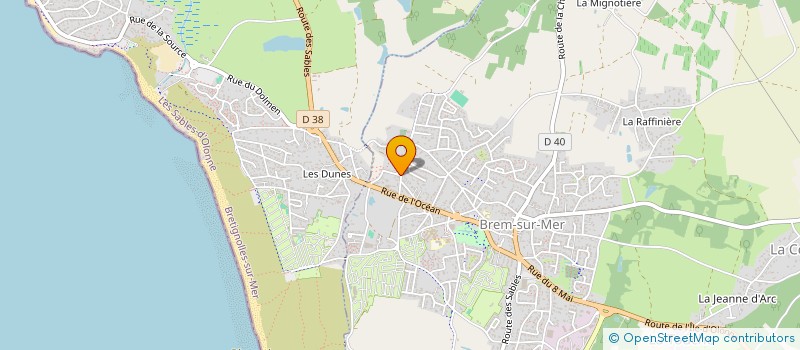 localisation de l'entreprise MONSIEUR ARNAUD JAMAIN à BREM-SUR-MER