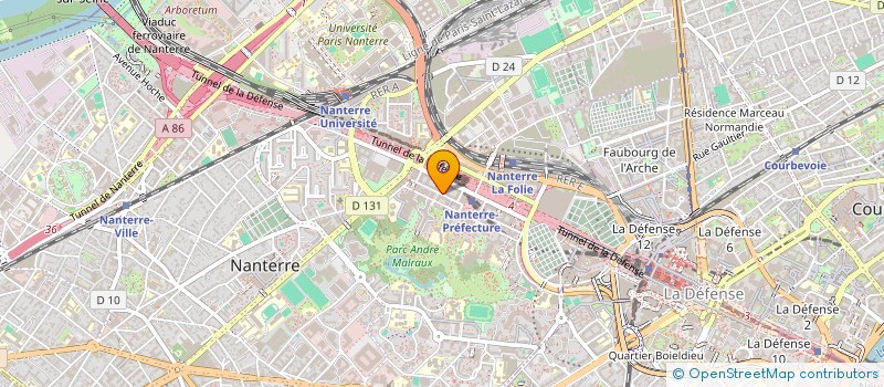 localisation de l'entreprise MONSIEUR ARNAUD JAMBON  NANTERRE