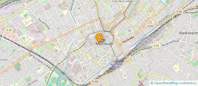 localisation de l'entreprise MONSIEUR ARNAUD JEAN ANDRE KLEIN  MULHOUSE