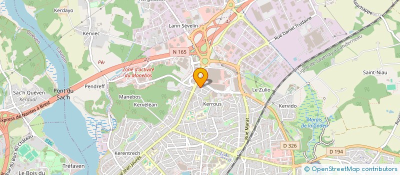 localisation de l'entreprise MONSIEUR ARNAUD JENNEPIN  LORIENT