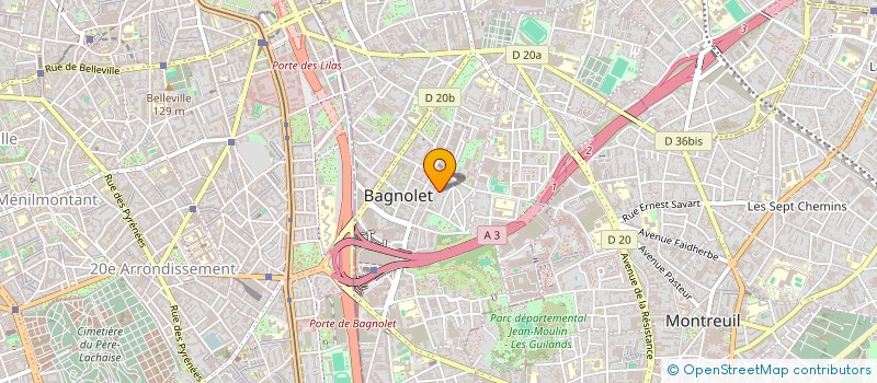 localisation de l'entreprise MONSIEUR ARNAUD JENVRIN  BAGNOLET