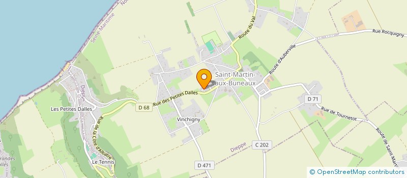 localisation de l'entreprise MONSIEUR ARNAUD JOLY  SAINT-MARTIN-AUX-BUNEAUX