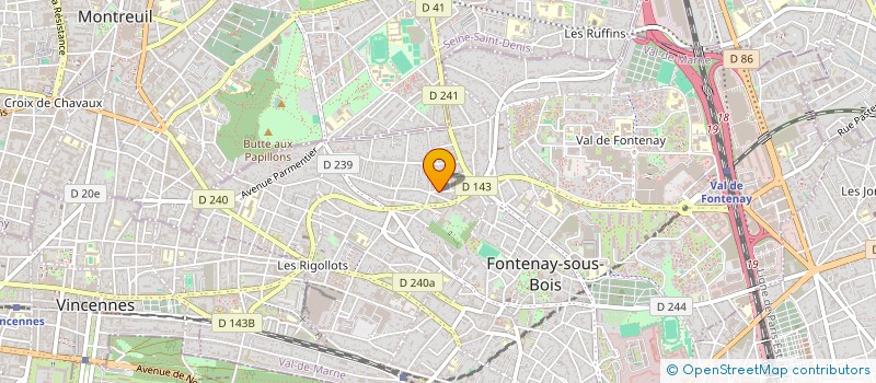 localisation de l'entreprise MONSIEUR ARNAUD JOSSE à FONTENAY-SOUS-BOIS
