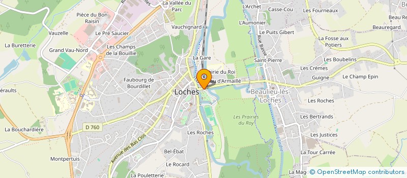 localisation de l'entreprise MONSIEUR ARNAUD JOUBERT  LOCHES