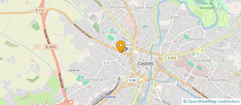 localisation de l'entreprise MONSIEUR ARNAUD JOUCLA  TOULOUSE