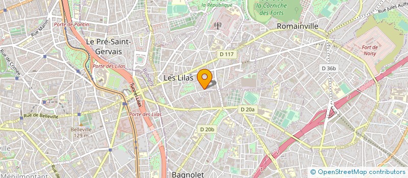localisation de l'entreprise MONSIEUR ARNAUD JOUSSELIN à LES LILAS