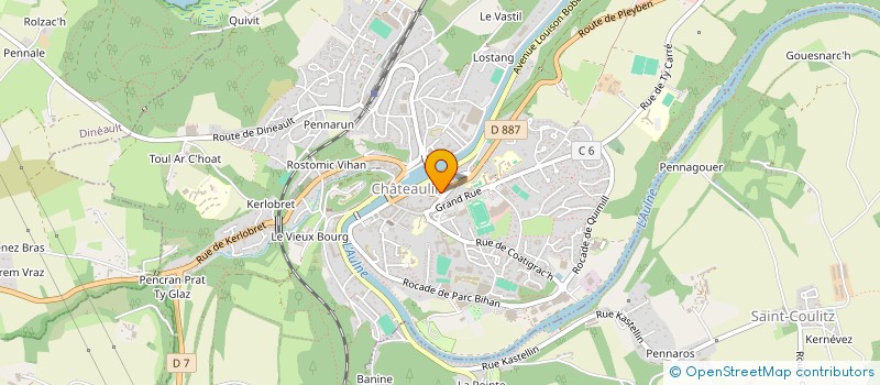 localisation de l'entreprise MONSIEUR ARNAUD JUBERT à CHATEAULIN