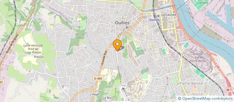 localisation de l'entreprise MONSIEUR ARNAUD KADDARI  OULLINS-PIERRE-BENITE