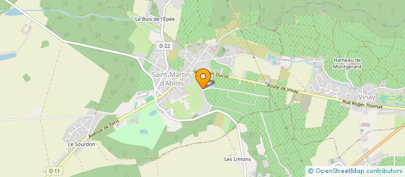 localisation de l'entreprise MONSIEUR ARNAUD KALAMIN  MOSLINS