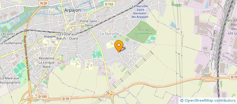 localisation de l'entreprise MONSIEUR ARNAUD KALMES  ARPAJON