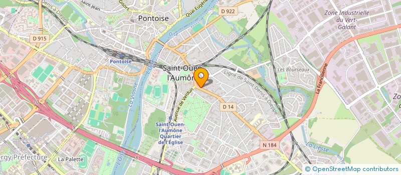 localisation de l'entreprise MONSIEUR ARNAUD KAMGNE KUETCHE à SAINT-OUEN-L'AUMONE