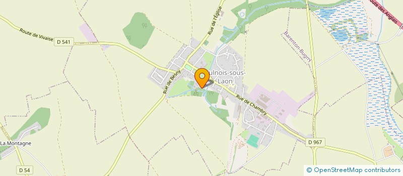 localisation de l'entreprise MONSIEUR ARNAUD KARDOS  AULNOIS-SOUS-LAON