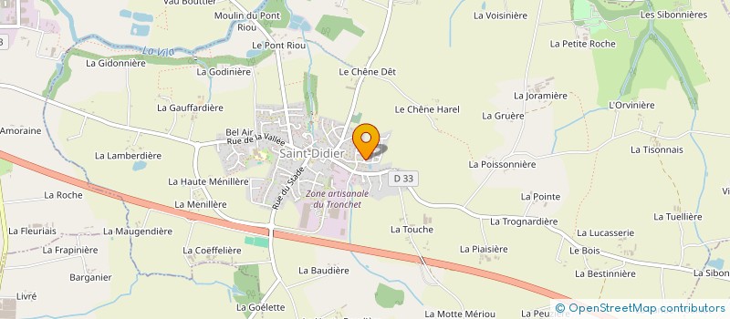 localisation de l'entreprise MONSIEUR ARNAUD KERAUDY à CHARTRES-DE-BRETAGNE