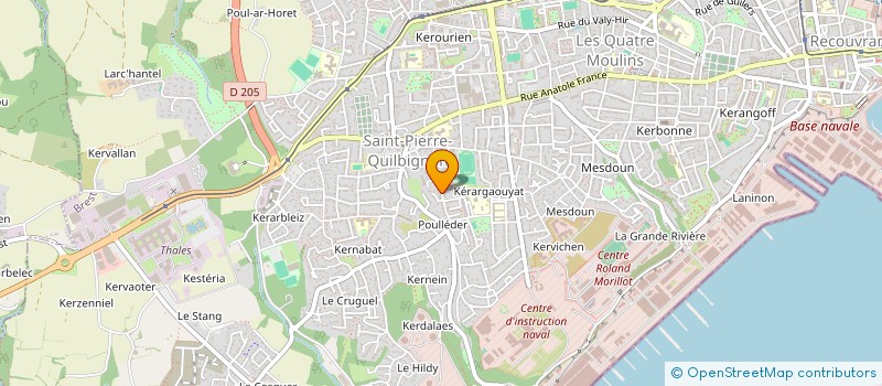 localisation de l'entreprise MONSIEUR ARNAUD KERMARREC à BREST