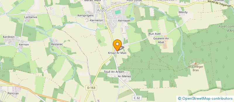 localisation de l'entreprise MONSIEUR ARNAUD KERSALE  ARGOL