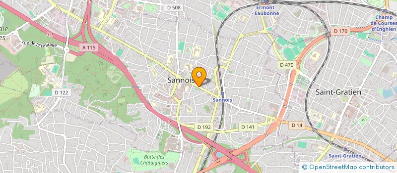 localisation de l'entreprise MONSIEUR ARNAUD KIEFFER  SANNOIS