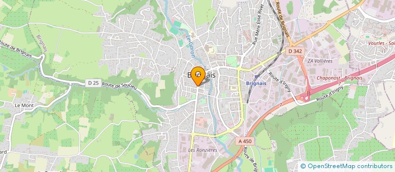 localisation de l'entreprise MONSIEUR ARNAUD KILBURG  BRIGNAIS