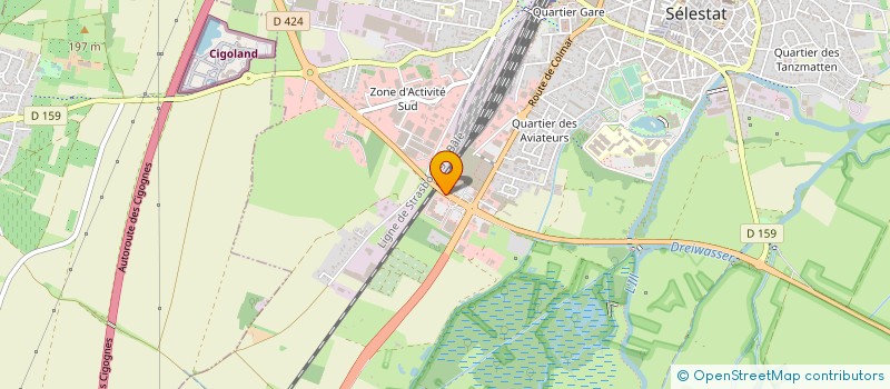 localisation de l'entreprise MONSIEUR ARNAUD KIRCH à SELESTAT