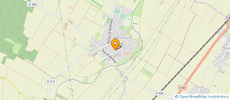 localisation de l'entreprise MONSIEUR ARNAUD KLEIN  WESTHOUSE