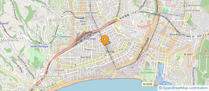 localisation de l'entreprise MONSIEUR ARNAUD KNOEPFLI à NICE