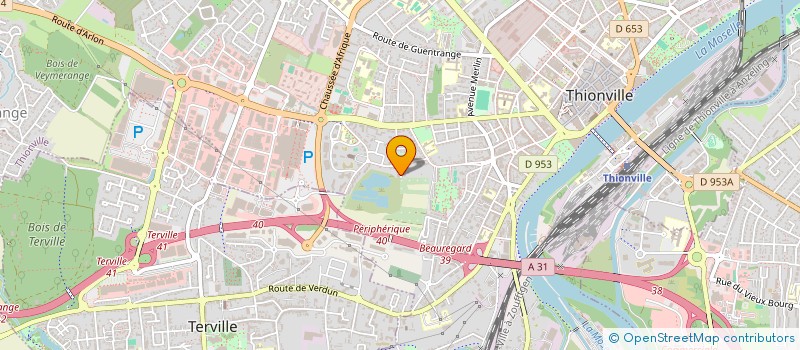 localisation de l'entreprise MONSIEUR ARNAUD KOUDJOU à THIONVILLE