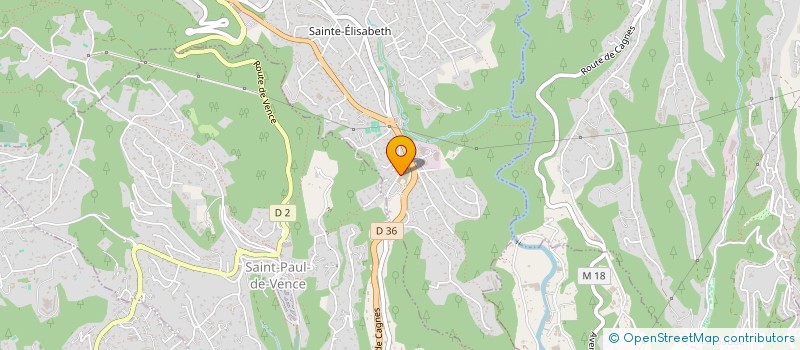 localisation de l'entreprise MONSIEUR ARNAUD KUPERWASER à VENCE