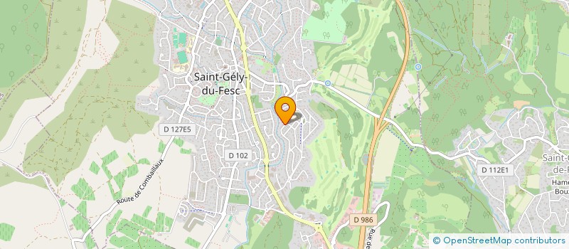 localisation de l'entreprise MONSIEUR ARNAUD LABBE  SAINT-GELY-DU-FESC