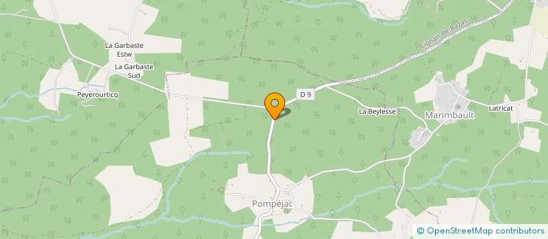 localisation de l'entreprise MONSIEUR ARNAUD LABORDE  POMPEJAC