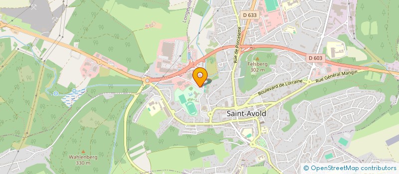 localisation de l'entreprise MONSIEUR ARNAUD LAC-BERIERE à SAINT-AVOLD