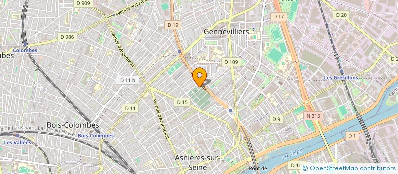 localisation de l'entreprise MONSIEUR ARNAUD LACAZE  ASNIERES-SUR-SEINE