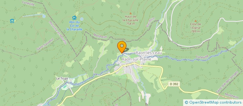 localisation de l'entreprise MONSIEUR ARNAUD LACHMANN  RAON-LES-LEAU