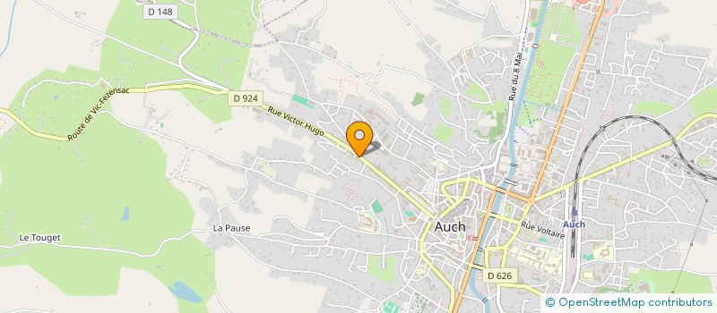 localisation de l'entreprise MONSIEUR ARNAUD LACOMME à AUCH