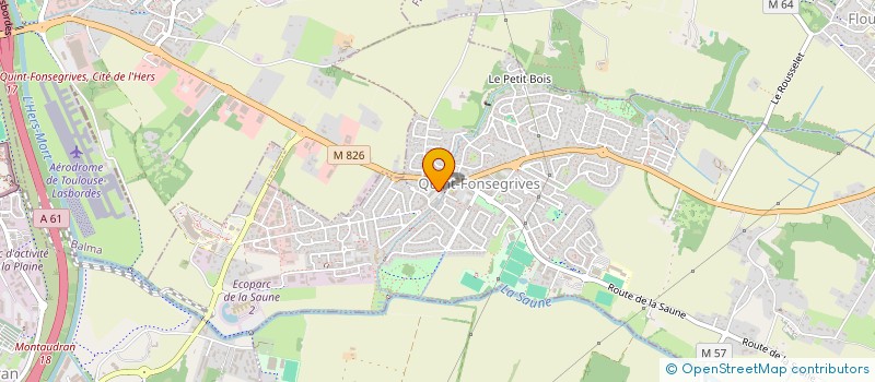 localisation de l'entreprise MONSIEUR ARNAUD LACOURTE  QUINT