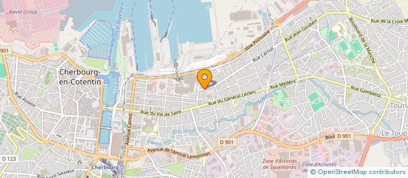 localisation de l'entreprise MONSIEUR ARNAUD LAGNIEL  CHERBOURG-EN-COTENTIN