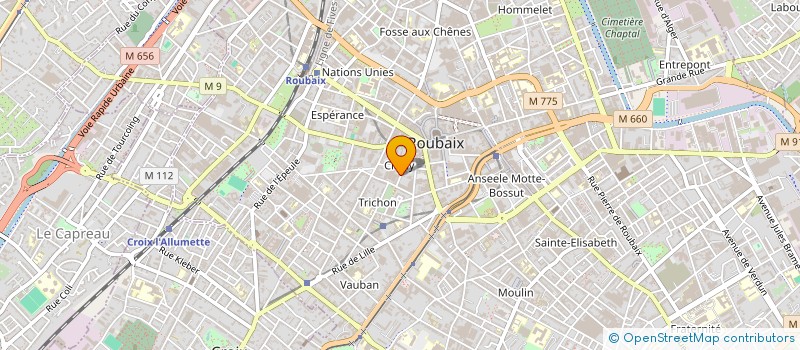 localisation de l'entreprise MONSIEUR ARNAUD LAJTOS  ROUBAIX