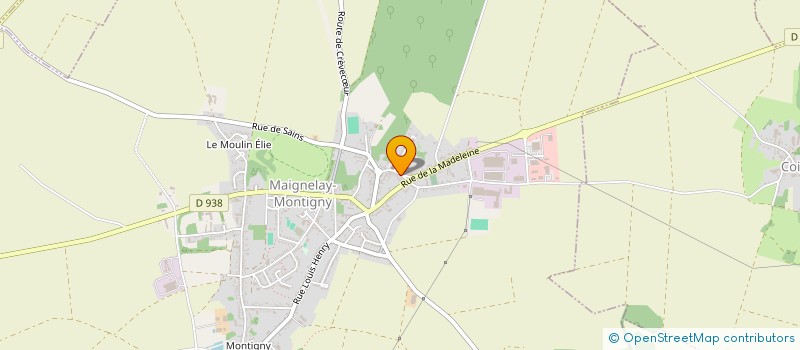 localisation de l'entreprise MONSIEUR ARNAUD LALOUX  MAIGNELAY-MONTIGNY