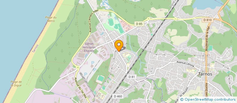 localisation de l'entreprise MONSIEUR ARNAUD LAMONTAGNE  ONDRES