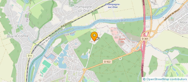 localisation de l'entreprise MONSIEUR ARNAUD LAMY  ISLE ADAM