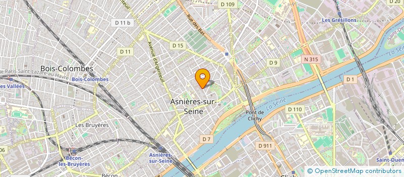 localisation de l'entreprise MONSIEUR ARNAUD LAMY  ASNIERES-SUR-SEINE