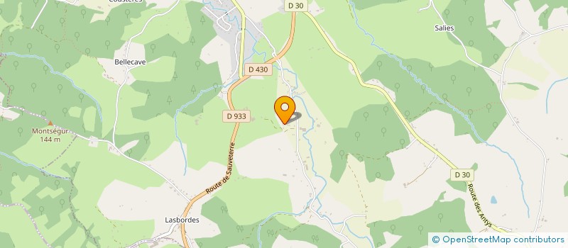 localisation de l'entreprise MONSIEUR ARNAUD LANDEMAINE  SALIES-DE-BEARN