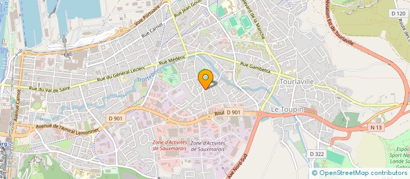 localisation de l'entreprise MONSIEUR ARNAUD LANEELLE  CHERBOURG-EN-COTENTIN