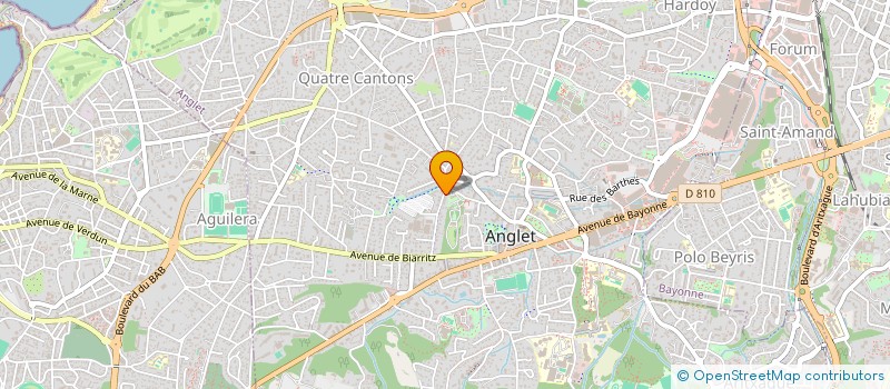 localisation de l'entreprise MONSIEUR ARNAUD LANGLADE  ANGLET