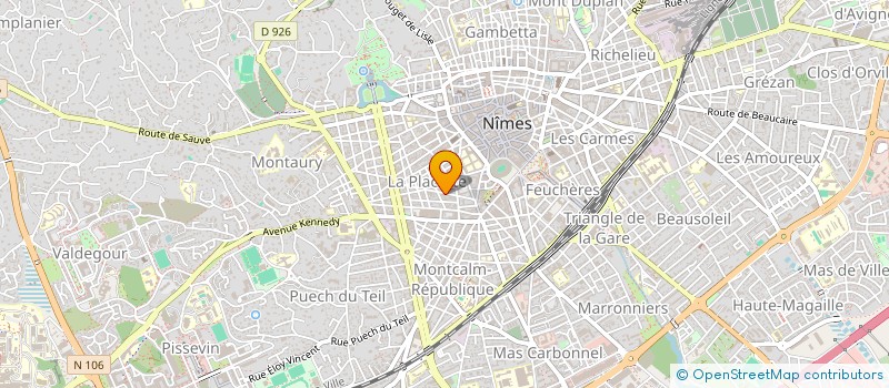 localisation de l'entreprise MONSIEUR ARNAUD LANNIEE à NIMES