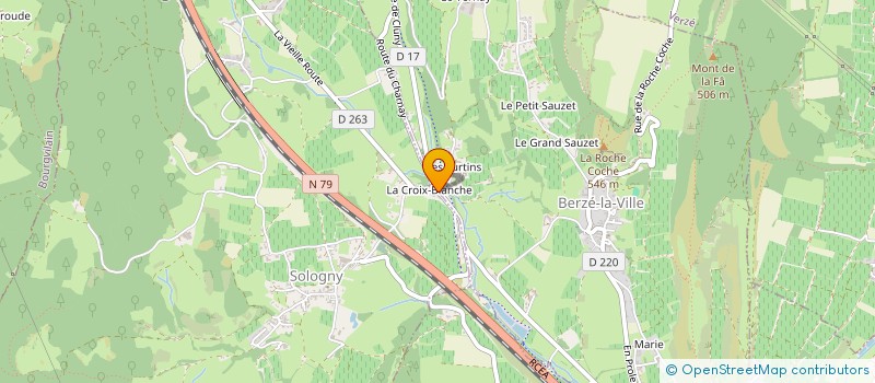 localisation de l'entreprise MONSIEUR ARNAUD LANNUEL  BERZE-LA-VILLE